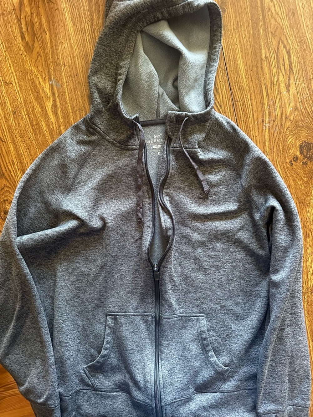 Nike Gray Therma-FIT Sherpa-Lined Jacket